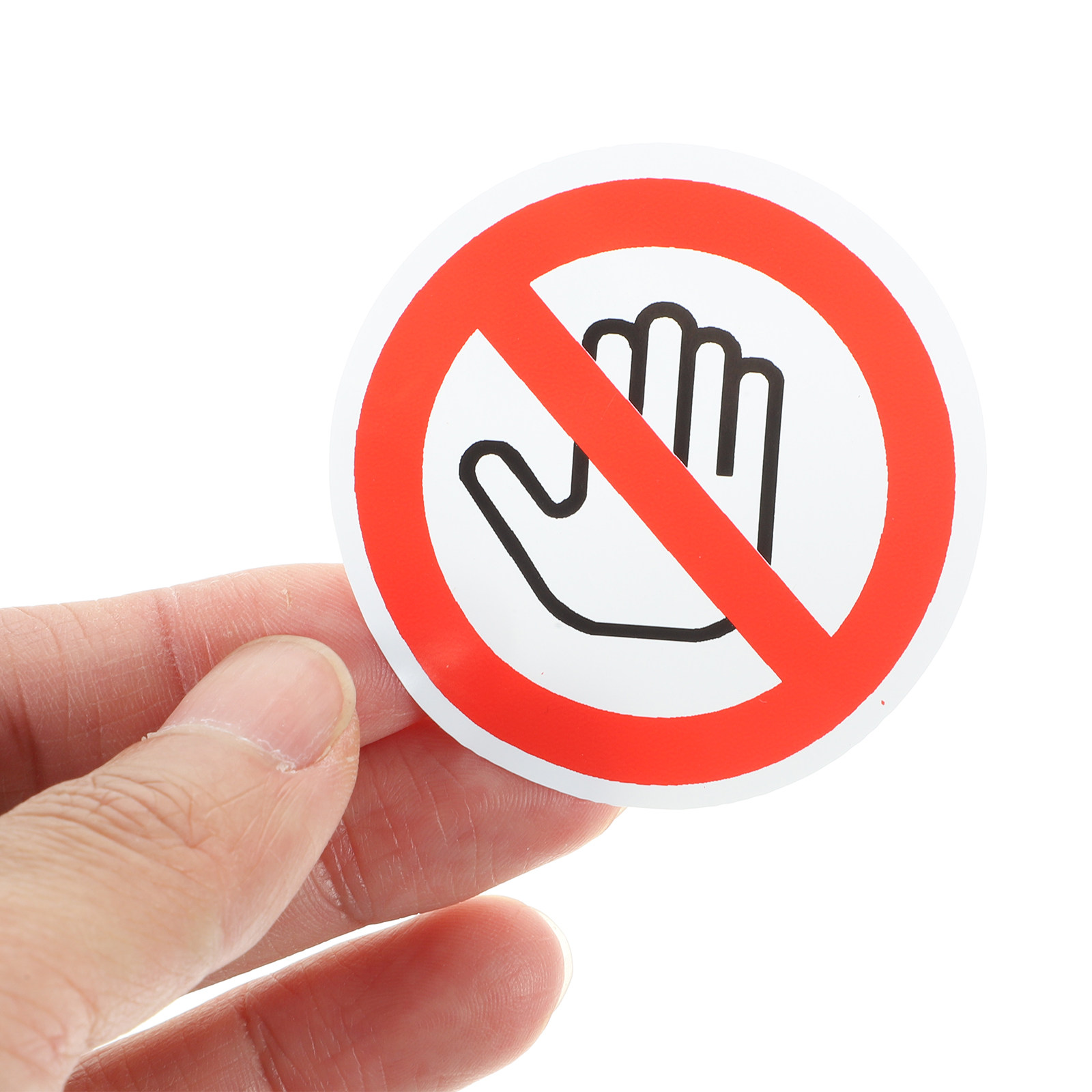 Heavy Equipment Warning Sign - 10Pcs Adhesive Warning Sticker Do Not