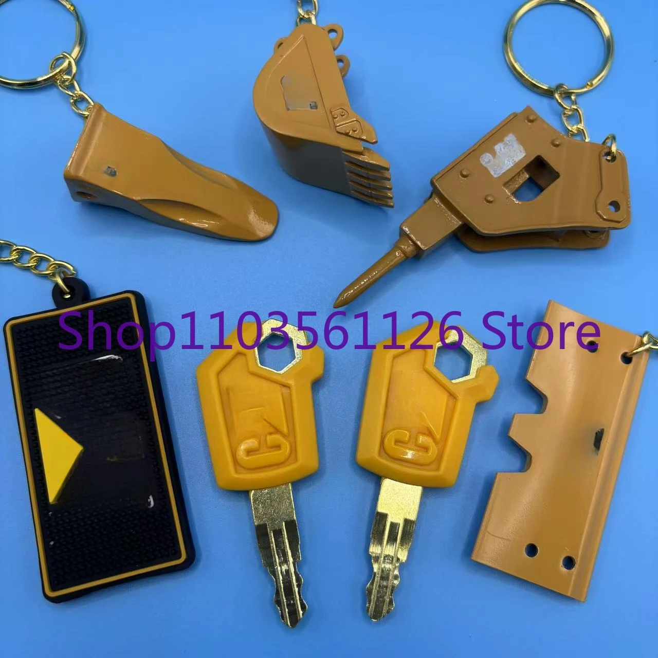 Heavy Equipment With Bucket - 2 Pcs Keys for Caterpilla Excavator
