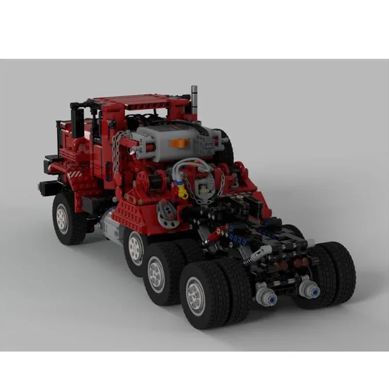 Heavy Equipment Certificate - MOC-41221M911Red Edition Heavy Equipment Transport Truck