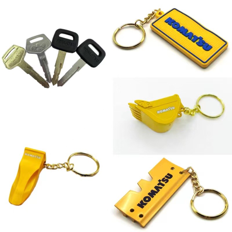 Heavy Equipment With Bucket - F0001 For komatsu Keychain PC-7-8 787