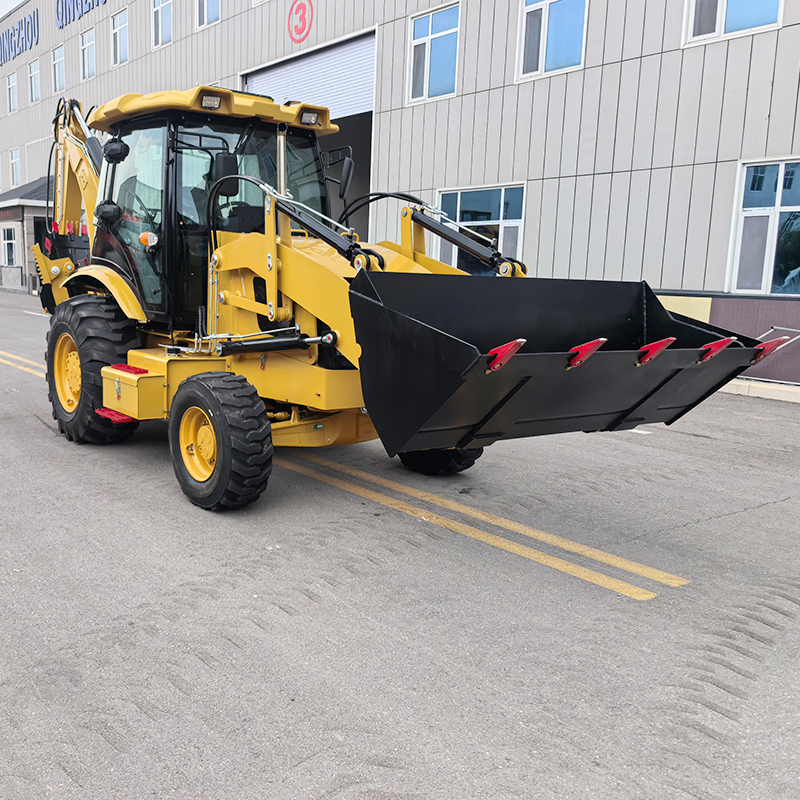 Heavy Equipment With Bucket - Heavy Duty Backhoe Loader with Bucket