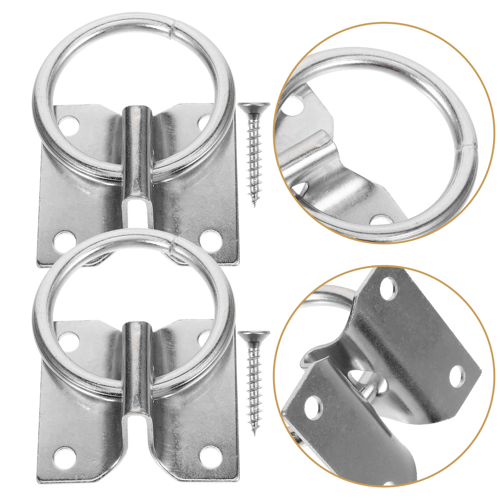 Heavy Equipment Safety Training - 4Pcs Horse Tie Ring Safety Buffer