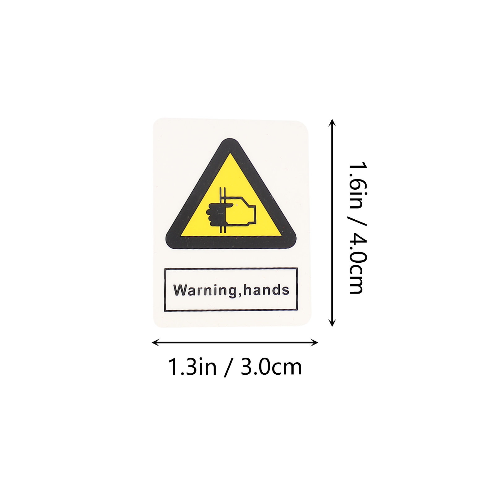 10Pcs Warning Hands Pinching D - Heavy Equipment Warning Sign บทวิจารณ์และราคา