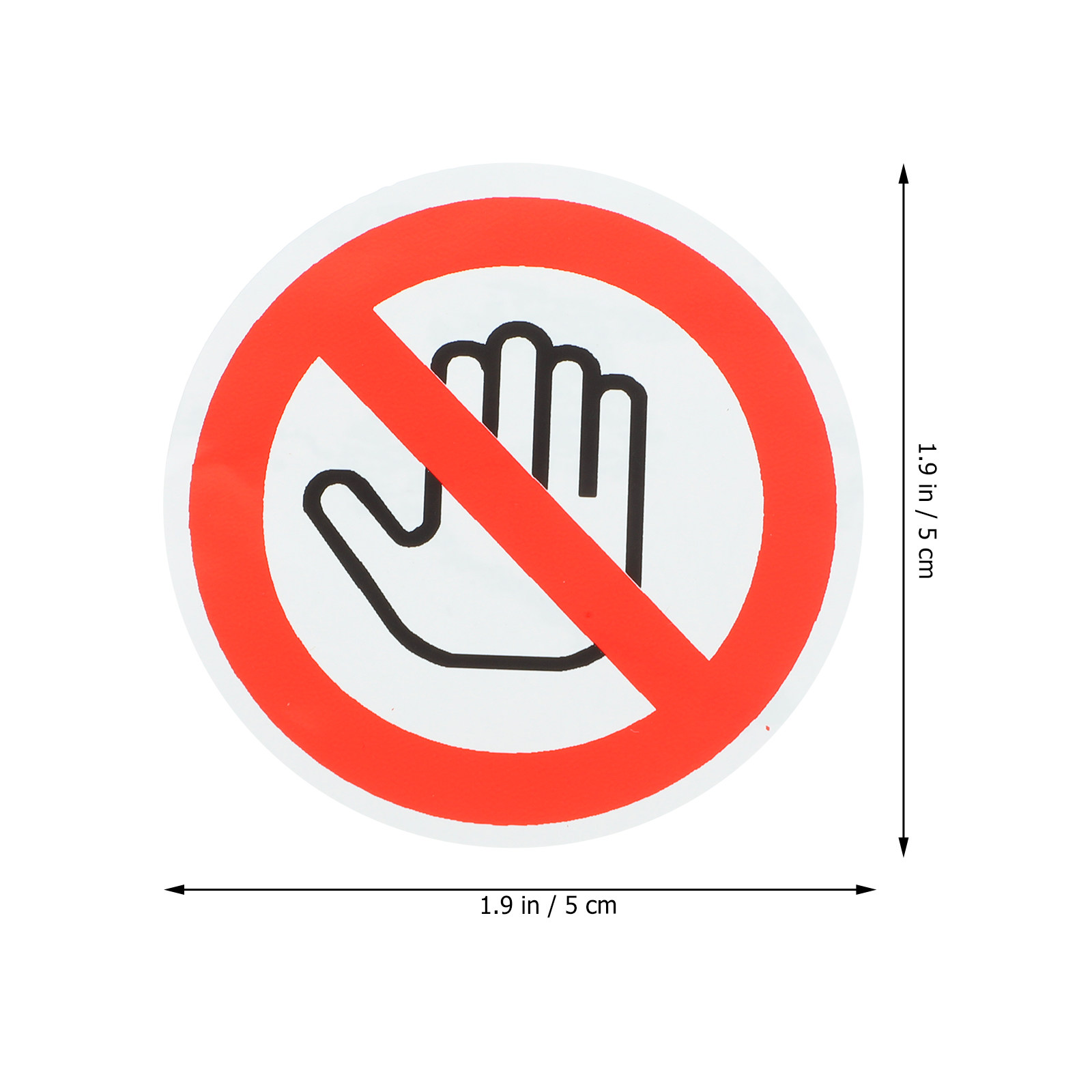 10Pcs Adhesive Warning Sticker - Heavy Equipment Warning Sign บทวิจารณ์และราคา
