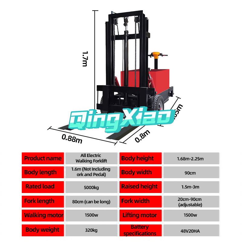Portable Mini Semi-Electric Fo - Electric Forklift บทวิจารณ์และราคา