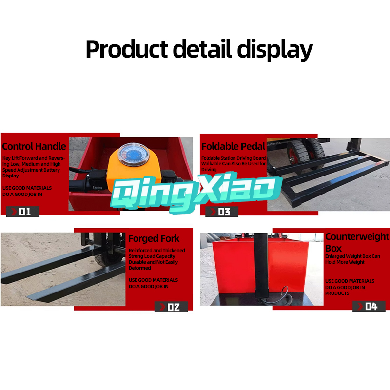 Portable Mini Semi-Electric Fo - Electric Forklift บทวิจารณ์และราคา