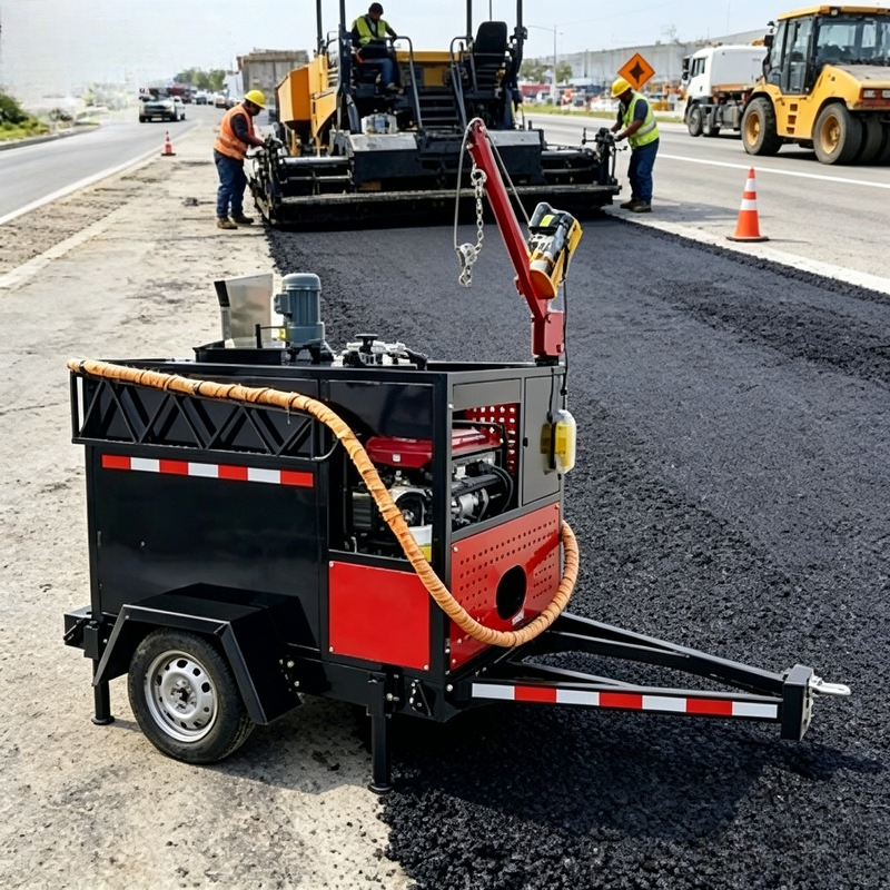 Parking Lot Asphalt Crack Fill - Road Crack Sealing Machine บทวิจารณ์และราคา