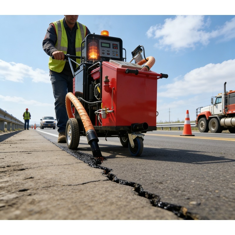 Hydraulic Drive Automated Crac - Road Crack Sealing Machine บทวิจารณ์และราคา