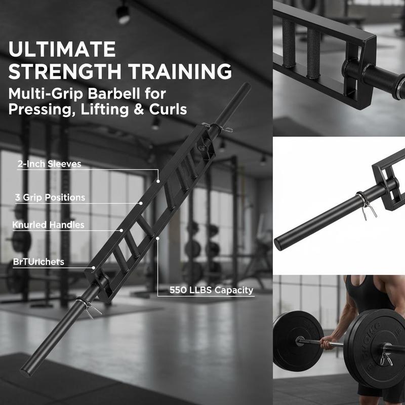 Multi-Grip Weightlifting Rod 8 - Heavy Equipment Safety Training บทวิจารณ์และราคา