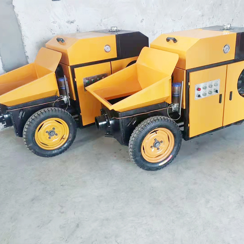 Portable Trailer Concrete Pump - Concrete Mixer Machine บทวิจารณ์และราคา