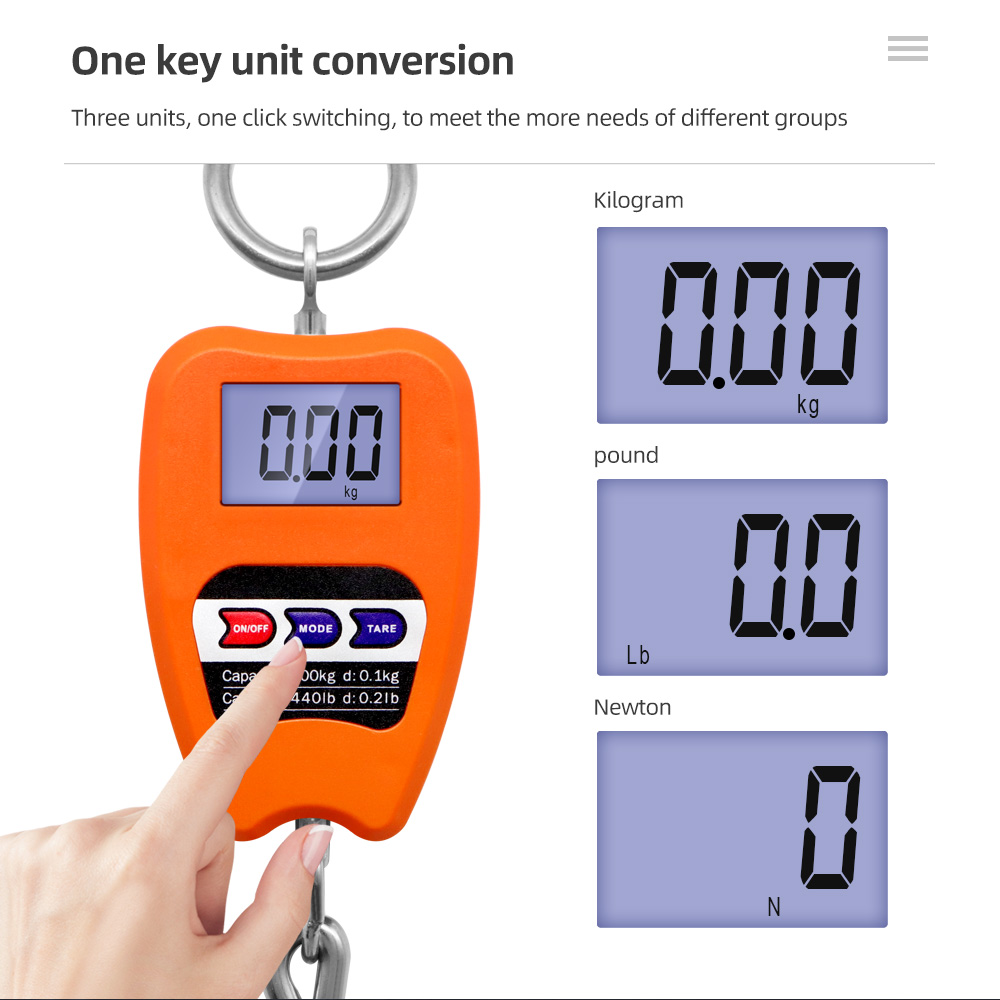 200kg/440lb Crane Scale Digita - Heavy Equipment Grader บทวิจารณ์และราคา