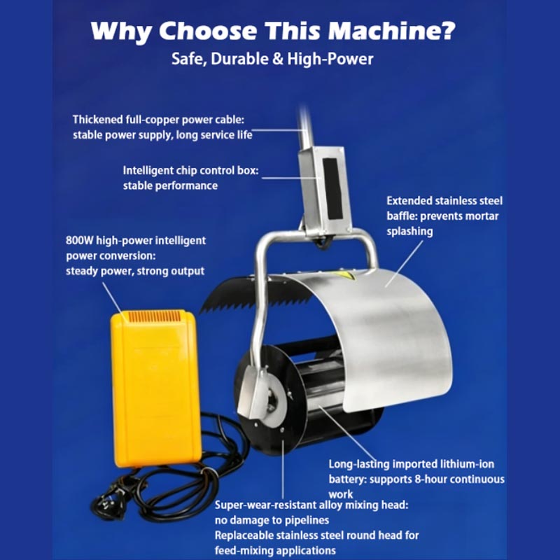Blender Small Handheld Mortar  - Concrete Mixer Machine บทวิจารณ์และราคา