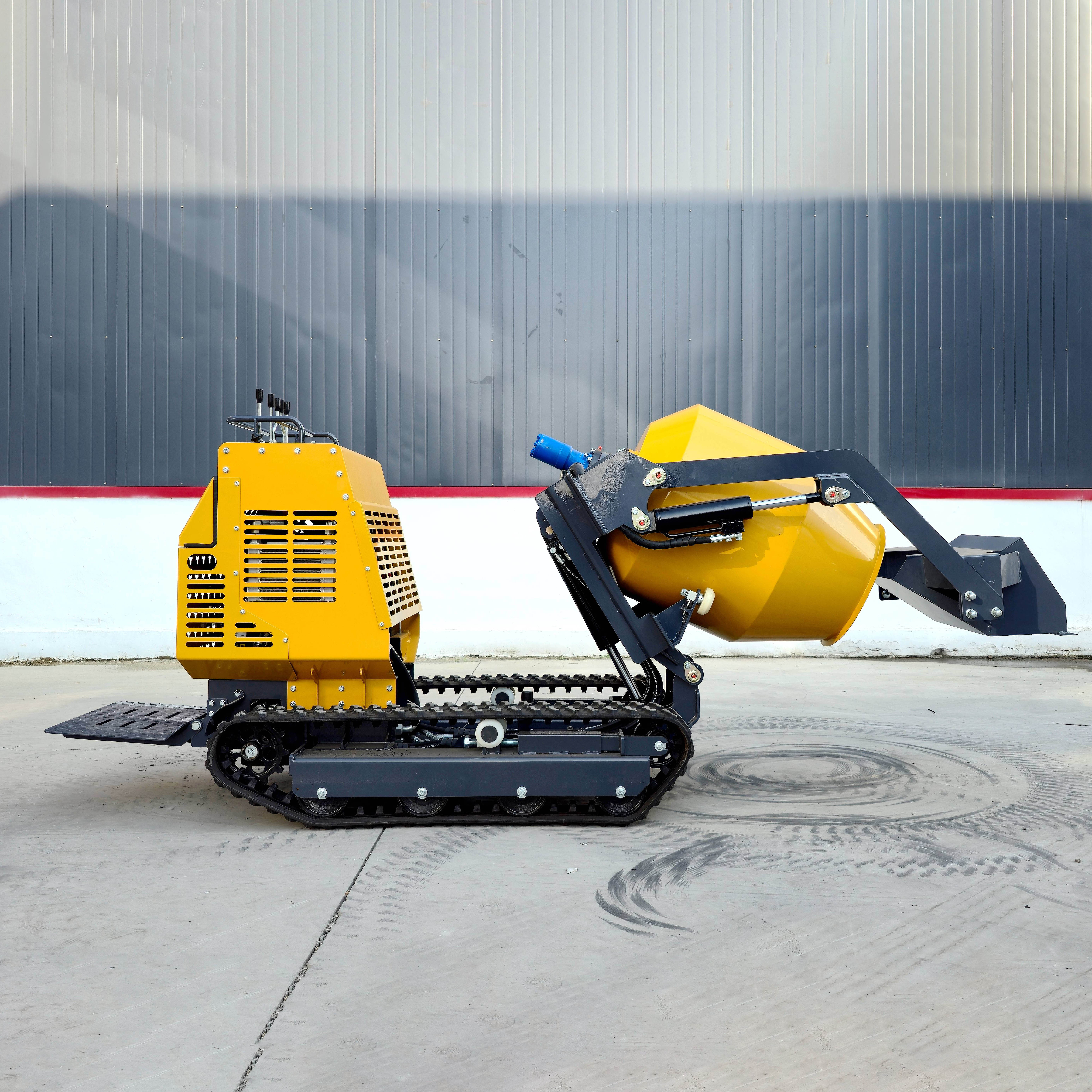 Self Walking Tracked Concrete  - Concrete Mixer Machine บทวิจารณ์และราคา