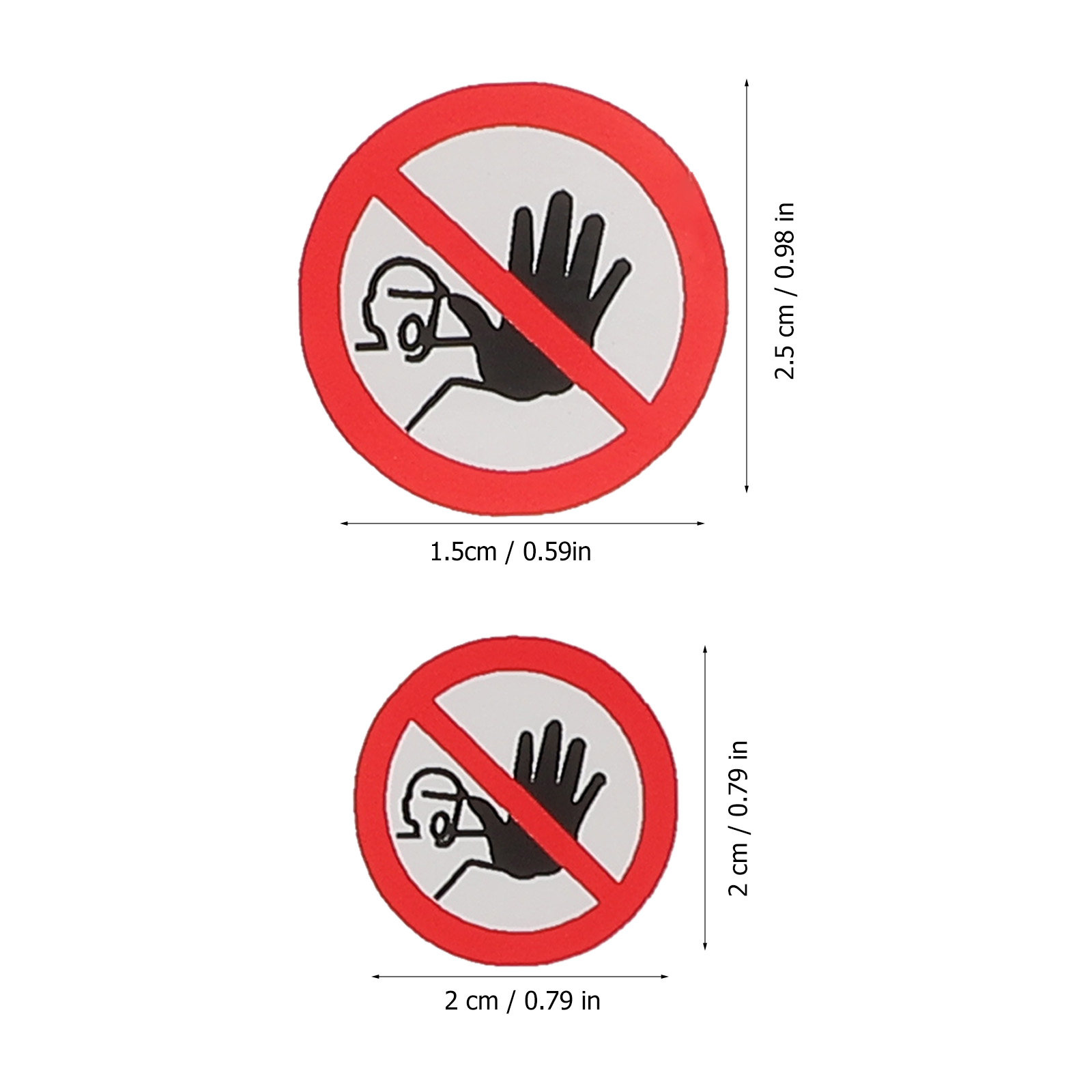 20Pcs No Entrance Warning Labe - Heavy Equipment Warning Sign บทวิจารณ์และราคา