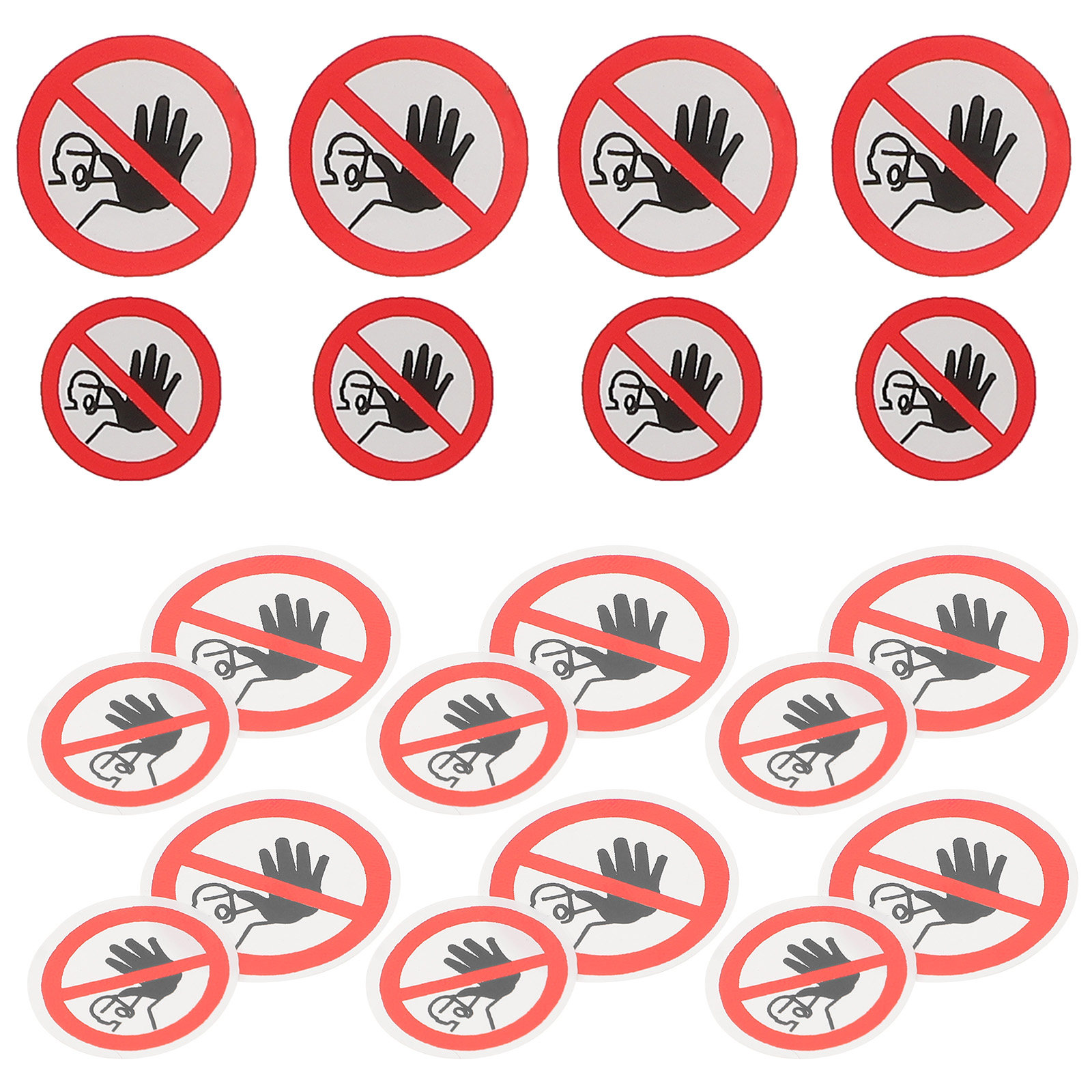 20Pcs No Entrance Warning Labe - Heavy Equipment Warning Sign บทวิจารณ์และราคา