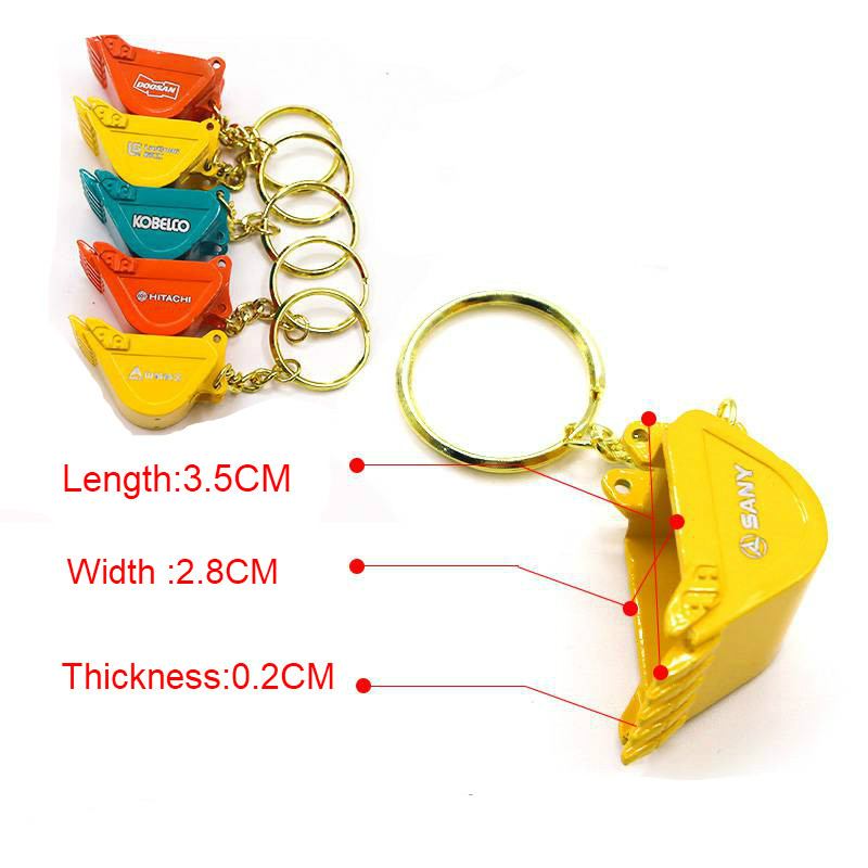 20PCS Alloy Bucket Key Chain f - Heavy Equipment With Bucket บทวิจารณ์และราคา