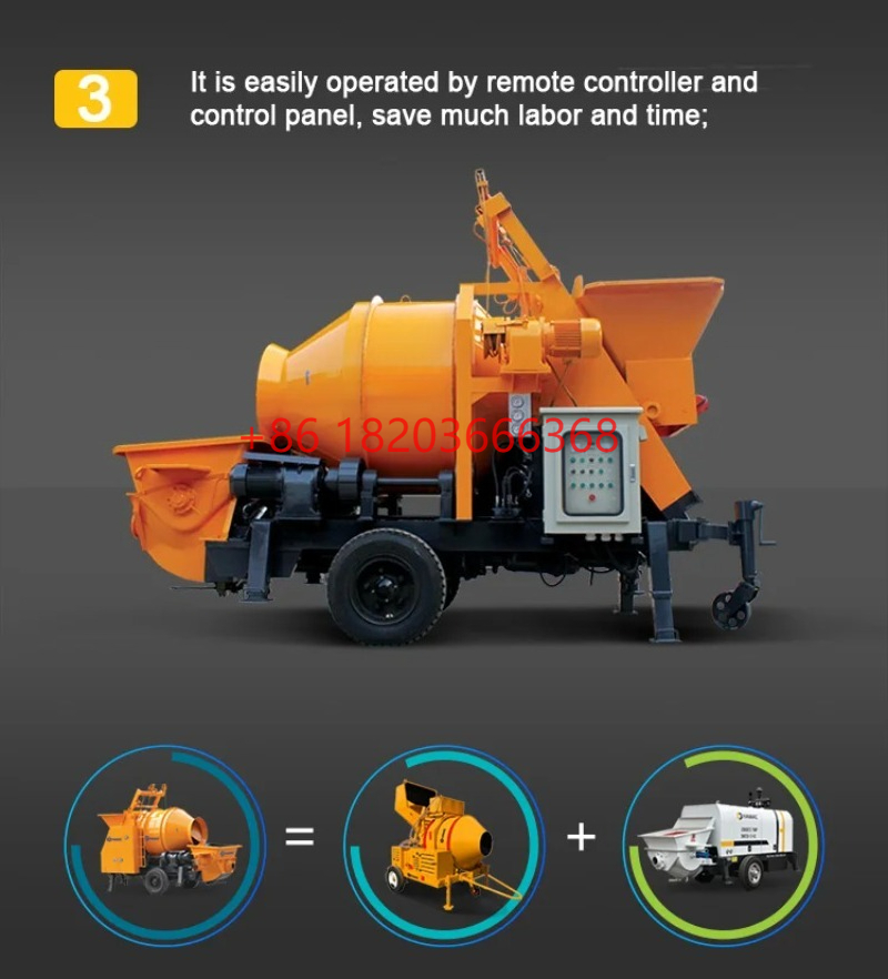 Customized Concrete Pumping Mi - Concrete Mixer Machine บทวิจารณ์และราคา
