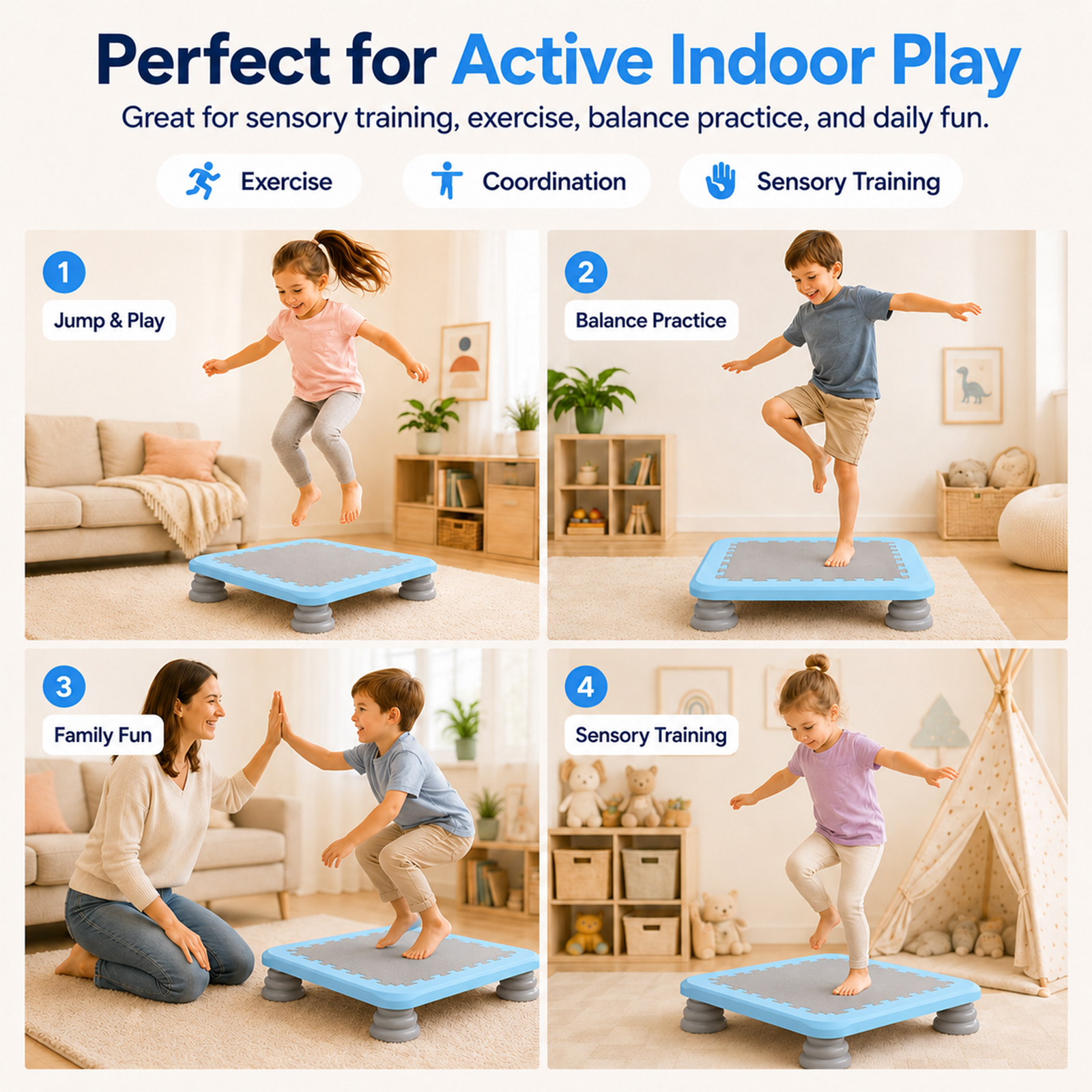 Kids Trampoline Indoor, Recrea - Heavy Equipment Safety Training บทวิจารณ์และราคา