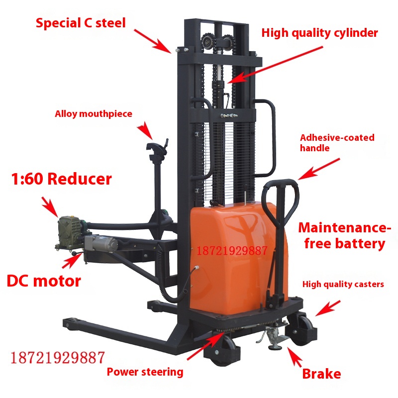 New Factory Electric Drum Lift - Electric Forklift บทวิจารณ์และราคา