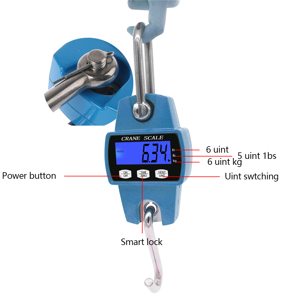 Digital Crane Scale 200kg 300k - Heavy Equipment Grader บทวิจารณ์และราคา