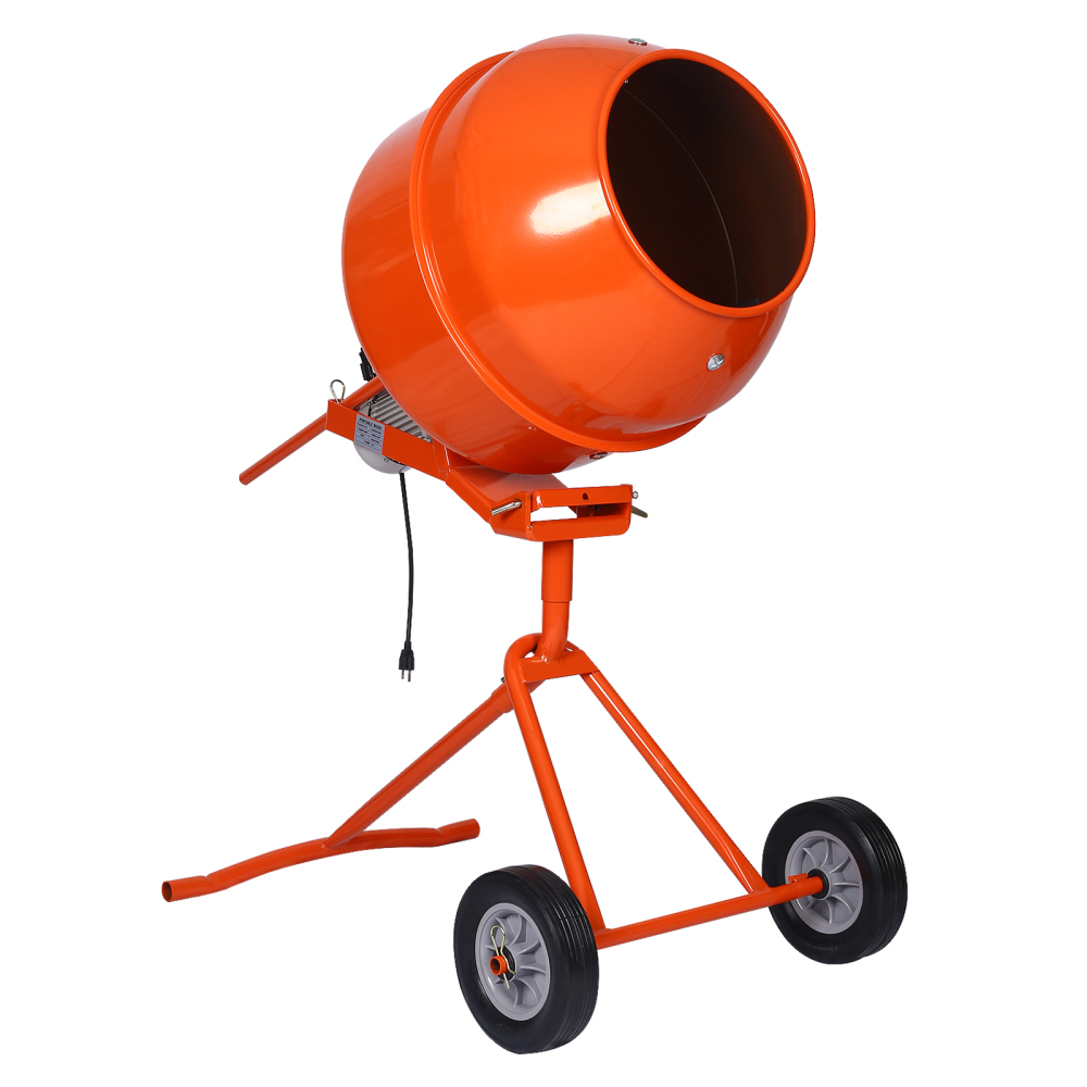 5.0 cu. ft. Portable Concrete  - Concrete Mixer Machine บทวิจารณ์และราคา