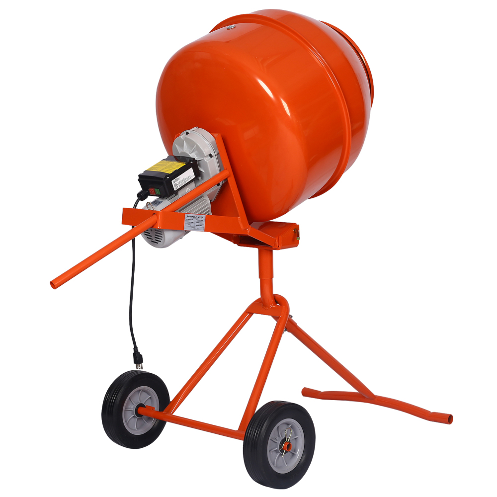 5.0 cu. ft. Portable Concrete  - Concrete Mixer Machine บทวิจารณ์และราคา