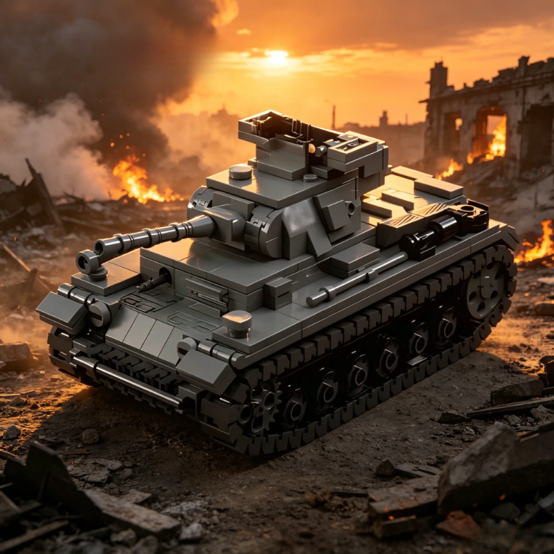 MOC WW2 F-type Heavy Tank War  - Heavy Equipment Certificate บทวิจารณ์และราคา